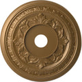 Ekena Millwork 22"OD x 3 1/2"ID x 1"P Baltimore Thermoformed Plastic Ceiling Medallion (Fits Canopies up to 7 3/4"), Metallic Gold Rush