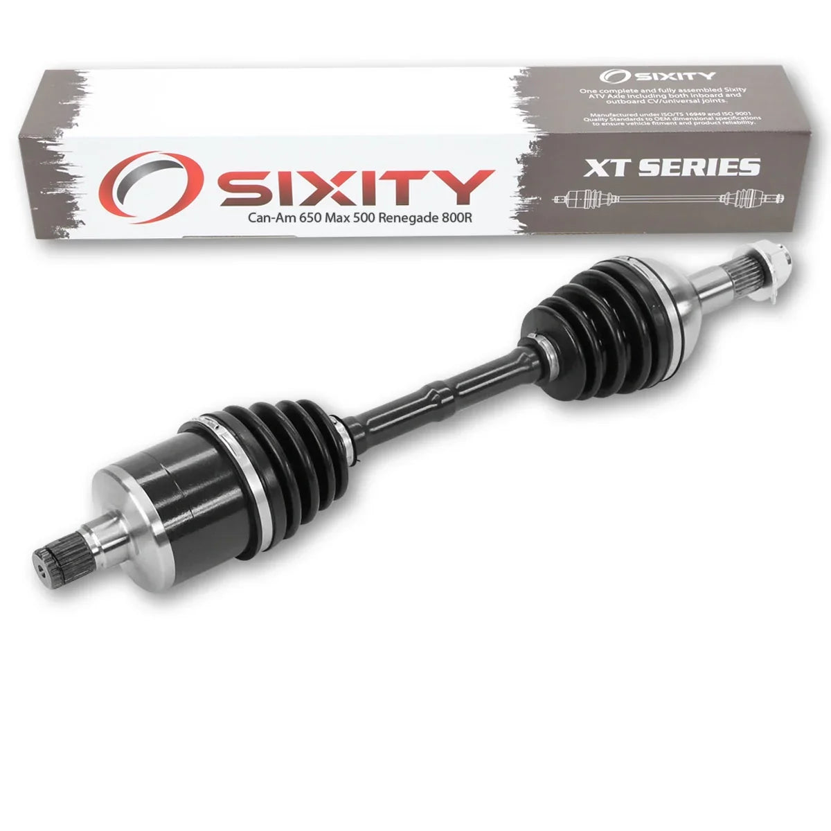 Sixity XT Rear Left CV Axle compatible with Can-Am 650 Max 500 Renegade 800R Outlander 1000 2015 2014 2013