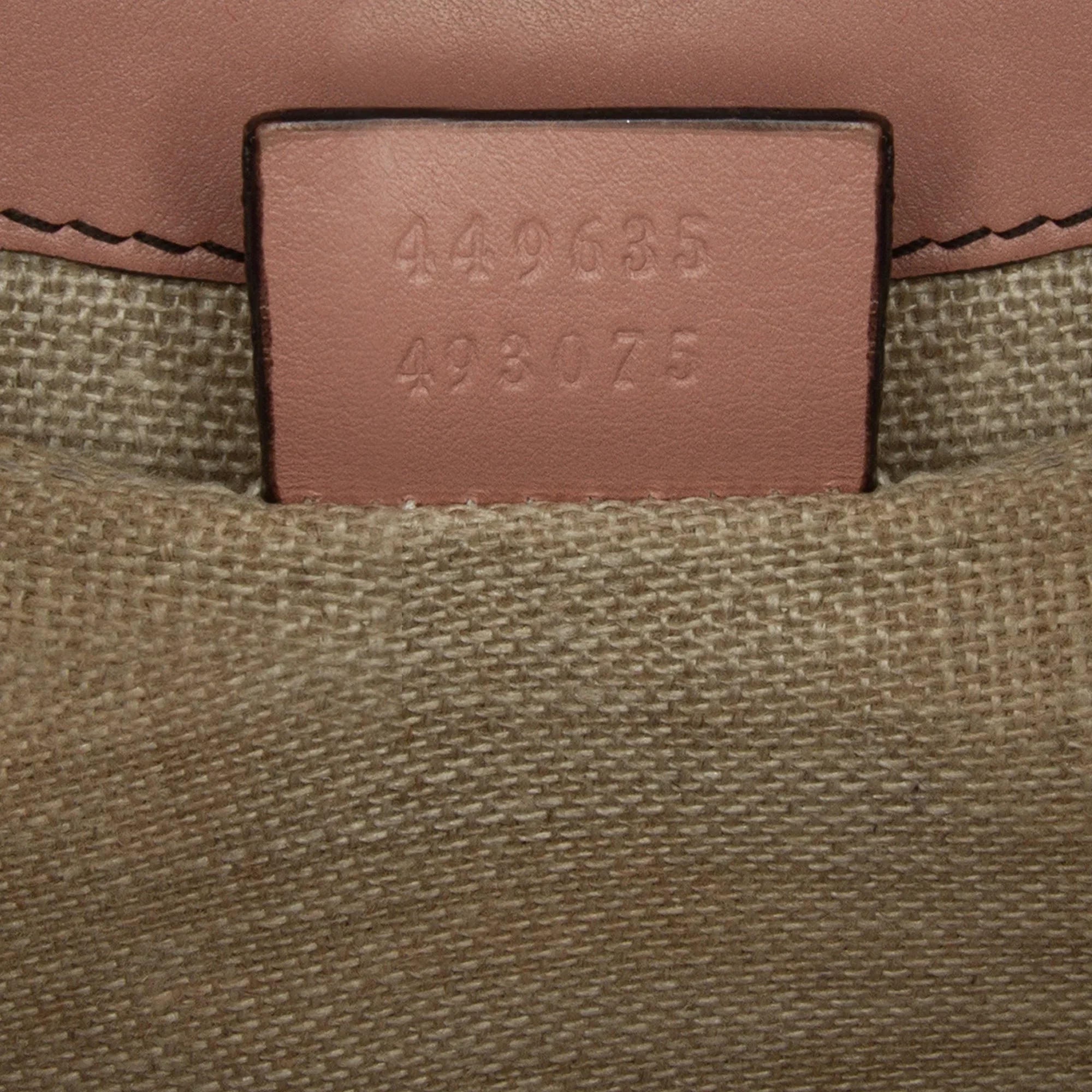 Pre-Owned Authenticated Gucci Medium Microguccissima Emily Shoulder Bag Calf Leather Pink Unisex (Good)