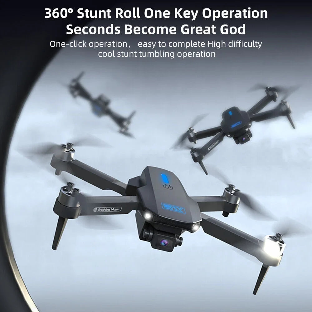 JahyShow AirMaster E88Max - 4K HD Camera RC Drone - WiFi FPV, Foldable Quadcopter, Long Range