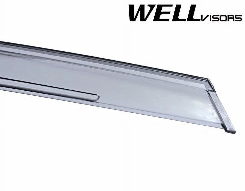 WellVisors Side Window Wind Deflector Visors - Porsche Macan 15-up 2015 2016 2017 Aerodyn Series