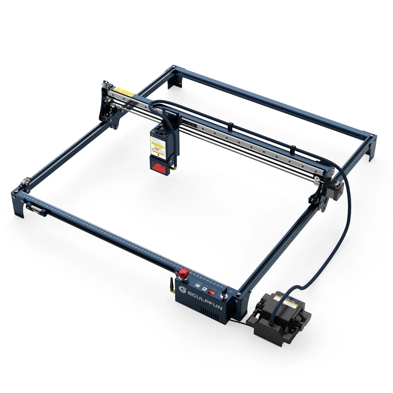 SCULPFUN-2 Engraving Machine,S30 With Air 600mm Area Walnut Cherry Air Assist Cometx S30 Hine Includes Kit Air S30 Hine 600x600mm 22w With Auto S30 22w With Assist 600x 600mm Lens Eye Includes