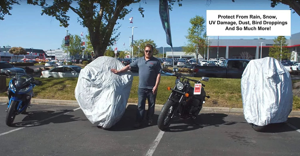 Weatherproof Motorcycle Cover Compatible With 2016 Beta Evo 250 2-stroke Factory - Outdoor & Indoor - Protect From Rain Water, Snow, Sun - Securing Straps - Durable Material - Storage Bag