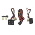 Brock Replacement Universal Power Window Switch Kit Rocker Design with Bezels, Switch & Wiring Harness Compatible with 2-Door Pickup Truck SUV Van Car