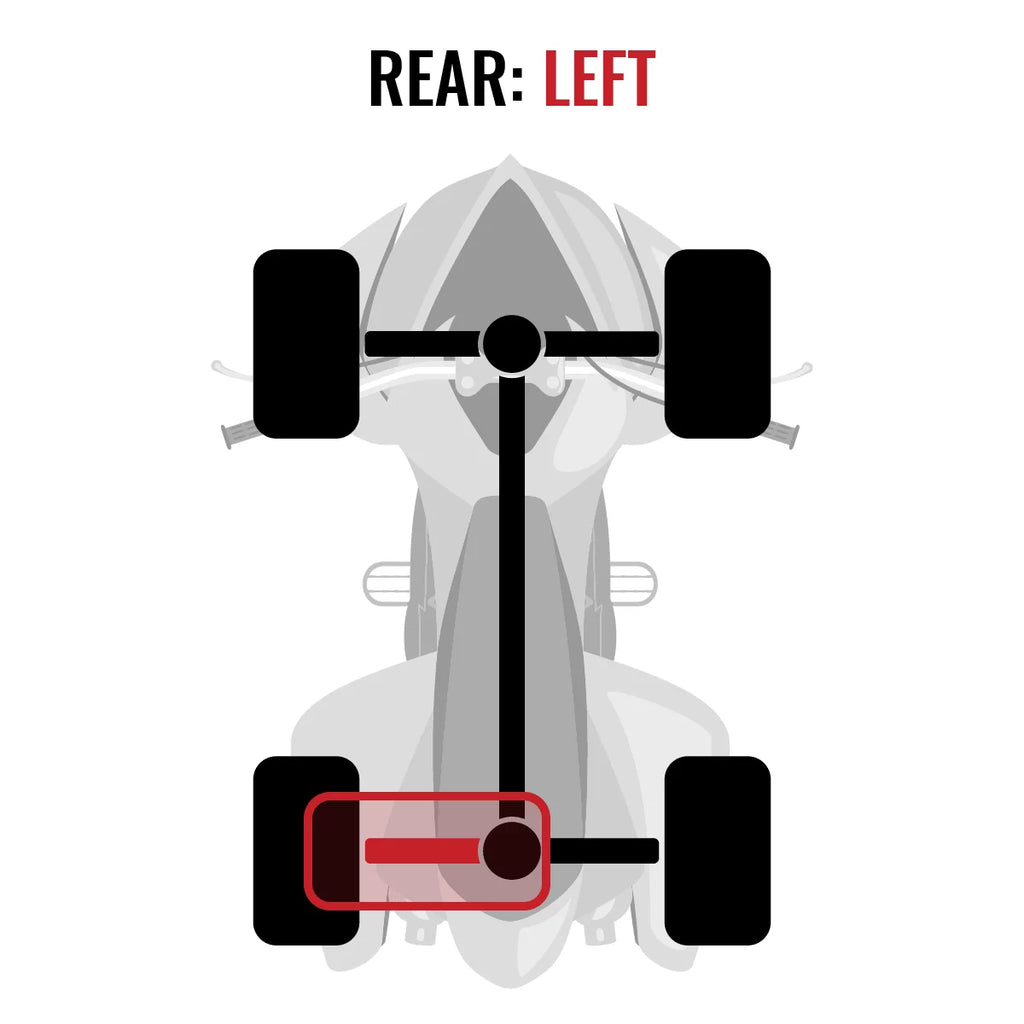 Sixity XT Rear Left CV Axle compatible with Can-Am 650 Max 500 Renegade 800R Outlander 1000 2015 2014 2013