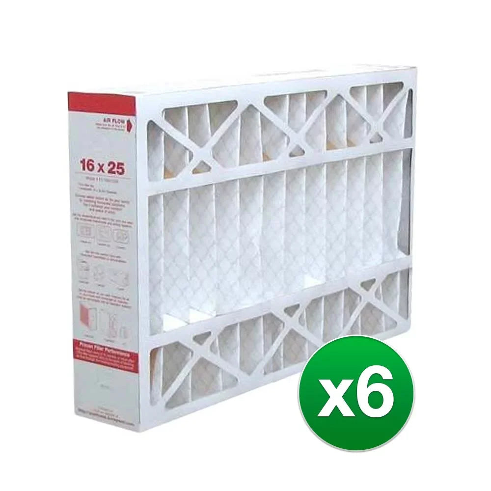 Honeywell 16x25x4 Air Filter MERV 11 Replacement - 6 Pack