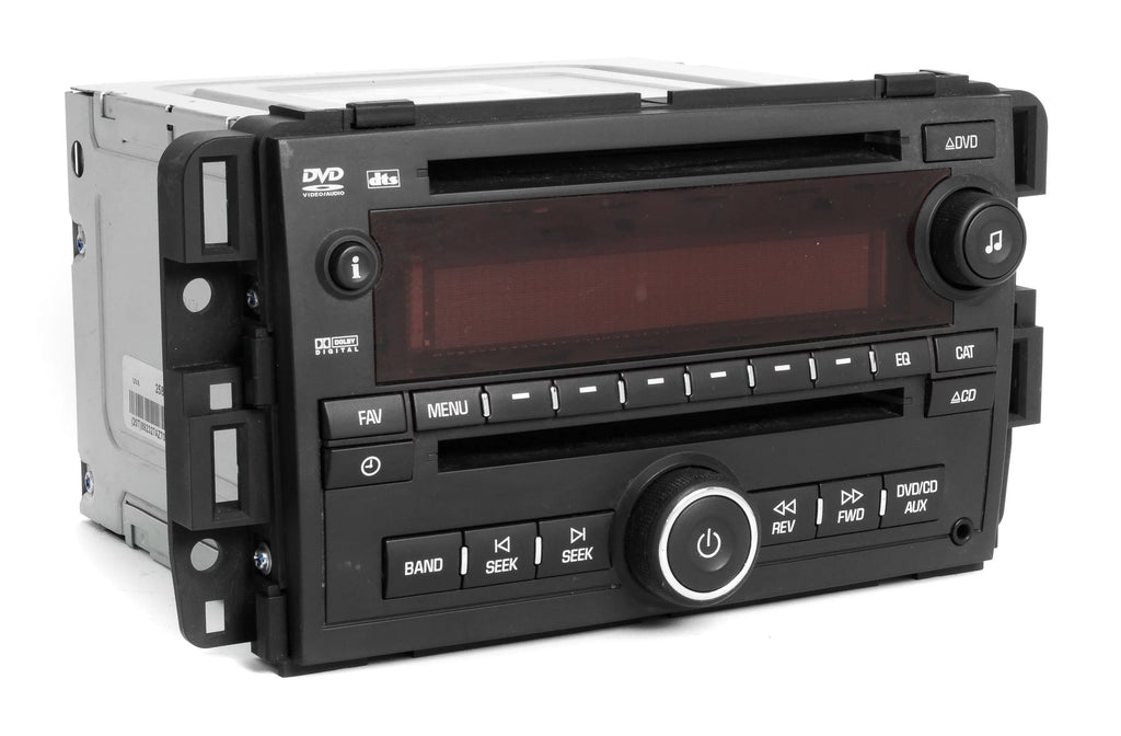 Restored 2007 Saturn Outlook OEM AM FM Radio MP3 DVD CD Player Auxiliary Input 25802327 (Refurbished)