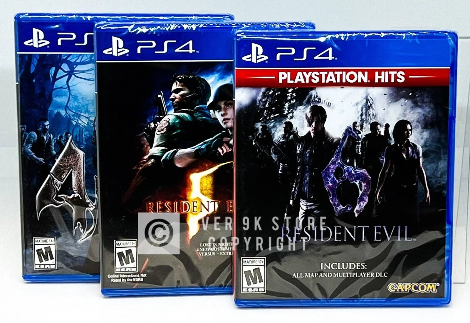 Resident Evil Bundle 4 + 5 + 6 - PS4 Playstation 4 Video Game