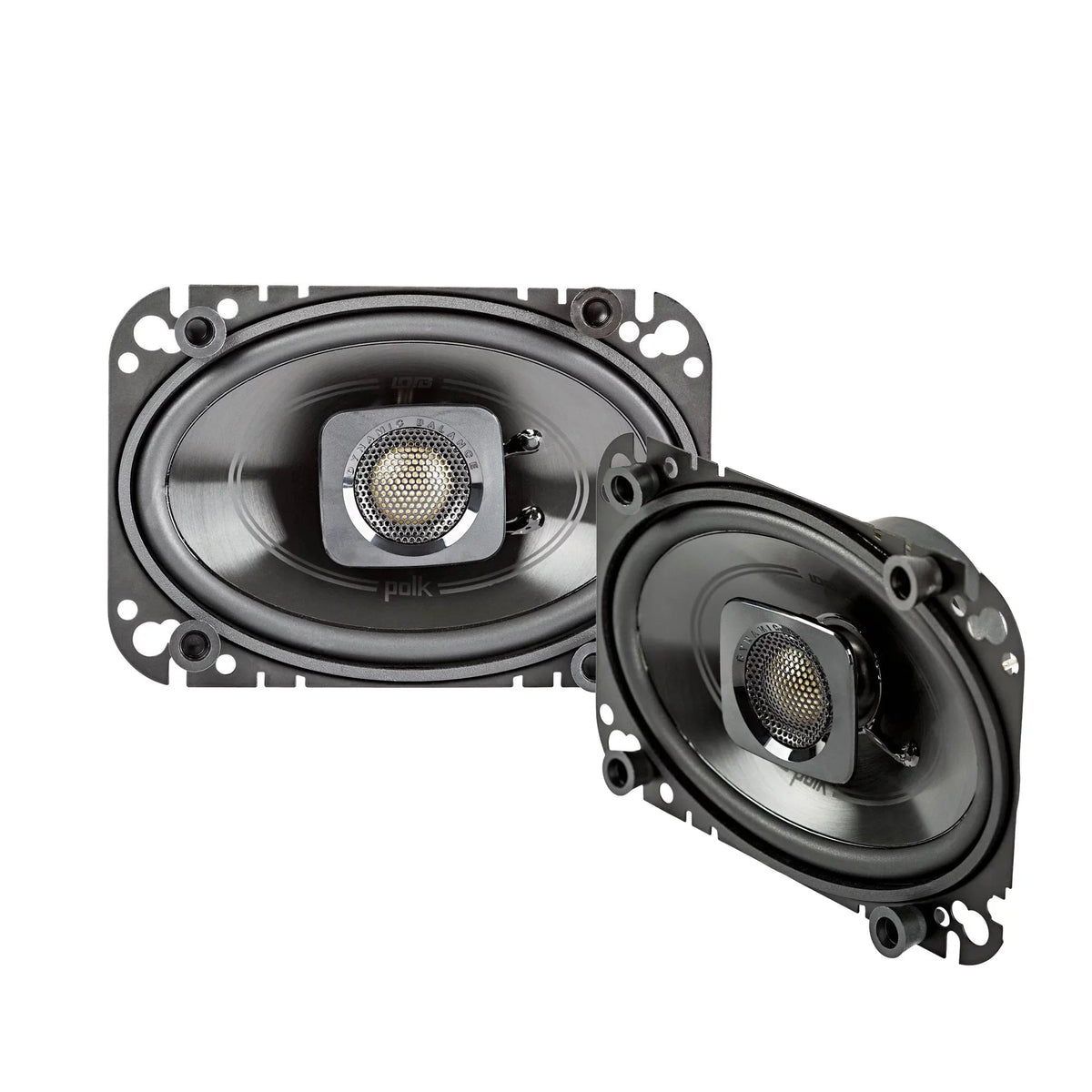 Polk Audio - A Pair Of DB6502 6.5" Components and A Pair Of DB462 4x6" Coax Speakers - Bundle Includes 2 Pair