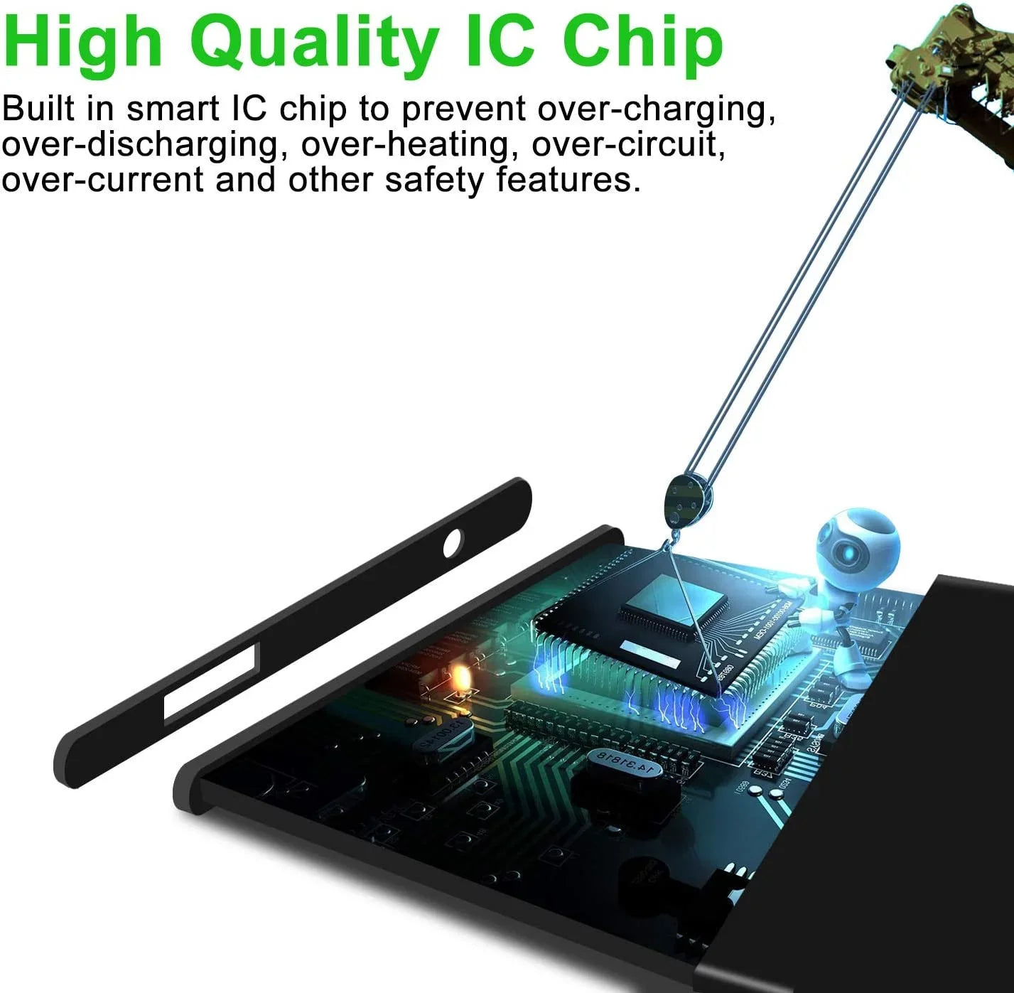 Replacement y BAT-63108-003 Upgraded for BlackBerry Keyone BBB100-1 BBB100-2 BB100-7 BB100-5, BBB100-3 Sprint
