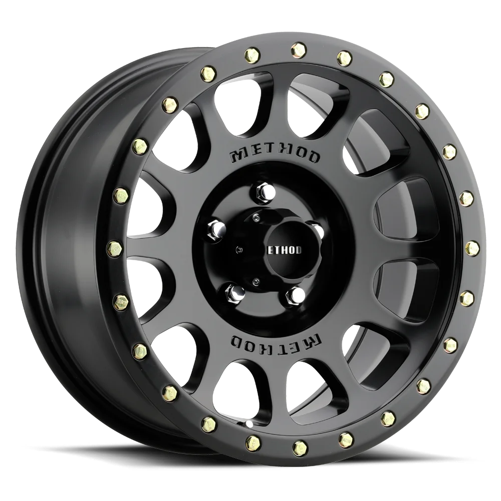 Method Race Wheels mr305 nv 17x8.5 5x127 0et 94mm matte black wheel Fits select: 2015-2019,2021 JEEP WRANGLER UNLIMITED
