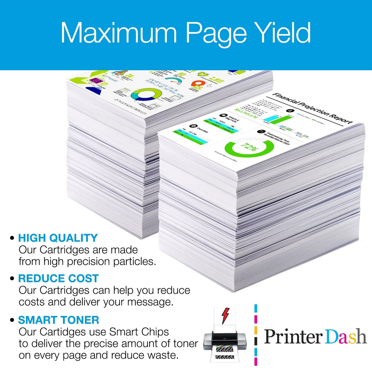 PrinterDash Compatible Replacement for Muratec F-60/F-65/M4500/M4700 Fax Imaging Film (2/PK-700 Page Yield) (PF-150)
