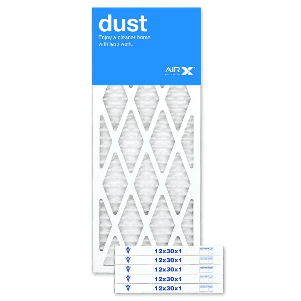 AIRx Filters Dust 12x30x1 Air Filter MERV 8 AC Furnace Pleated Air Filter Replacement Made in the USA