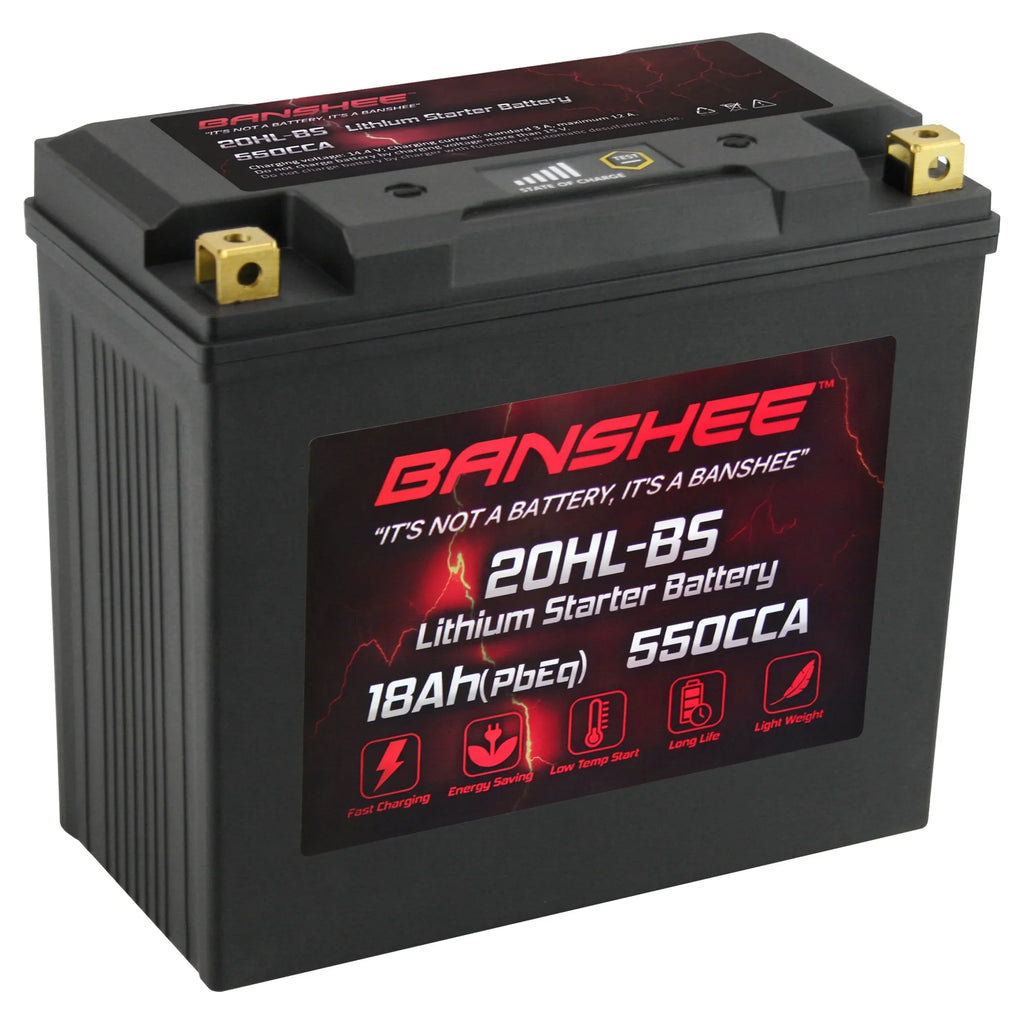 Banshee YTX20L-BS LiFePO4 Motorsports Battery Compatible with Sea-Doo 3D RFI 2005 to 2005