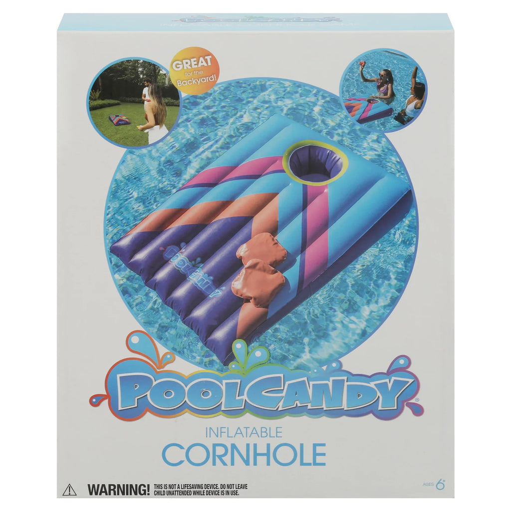PoolCandy 2 or More Players Blow-up Cornhole PC3106BL