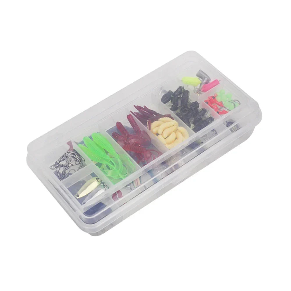 BE-TOOL Fishing Lures Accessories Set Fishing Bait Set Fishing Tackle Kits Suitable for Rivers and Seas