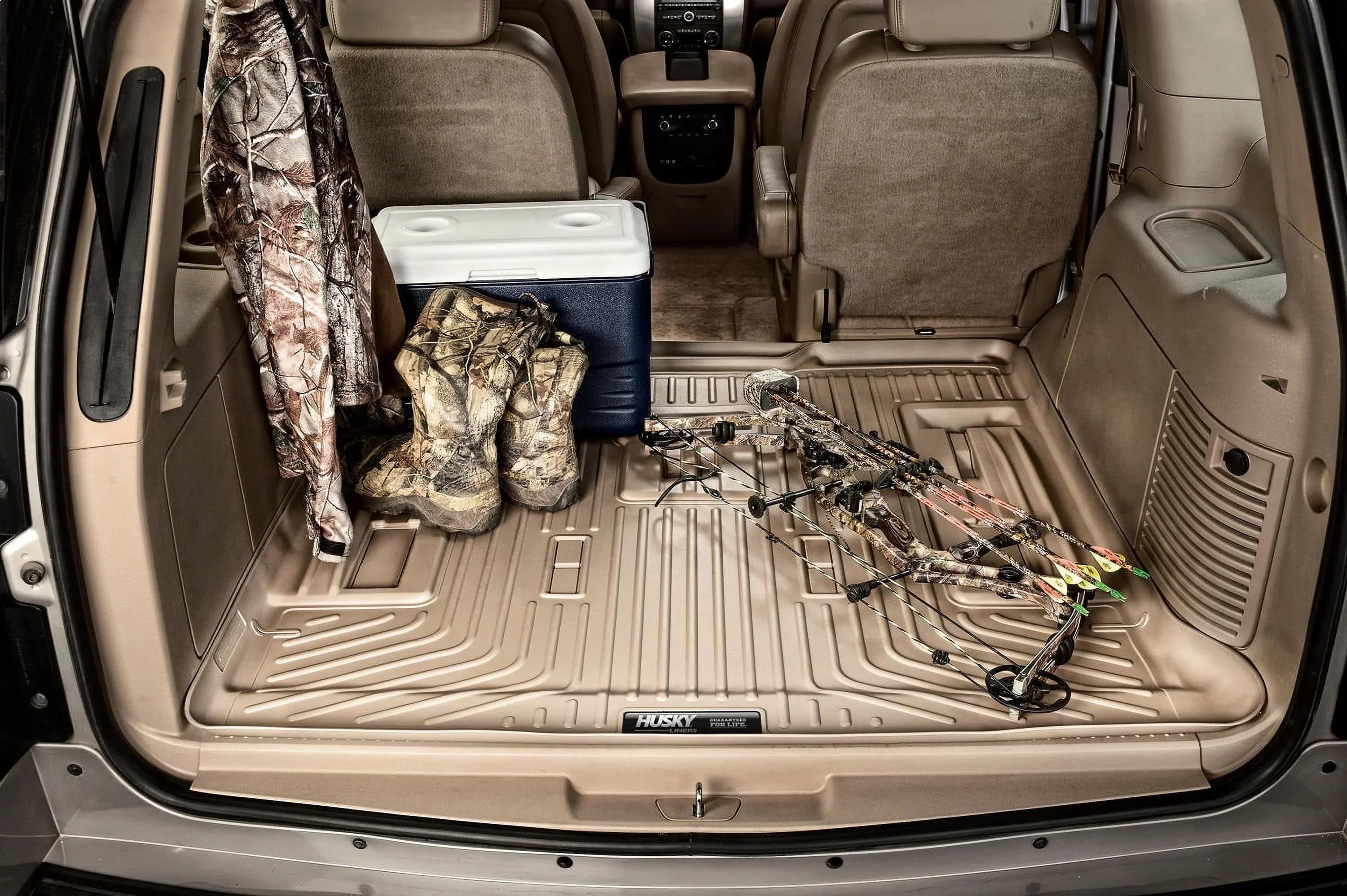 Husky by RealTruck Cargo Liner Behind 3rd Seat Compatible with 2007-2014 Suburban 1500/Yukon XL 1500