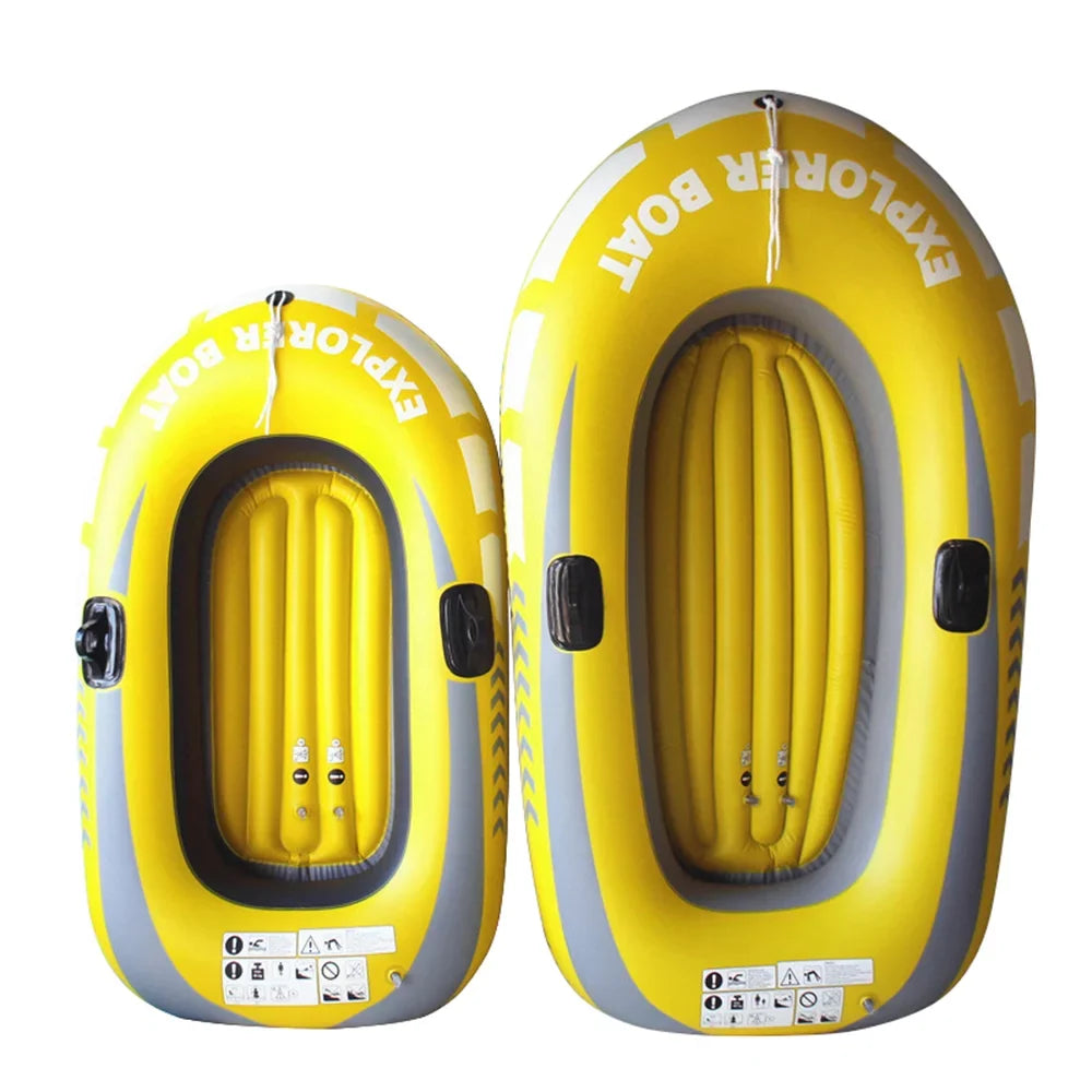 Air-filled Boat Fishing Boat for 1 Adult & 1 Child Summer Fun Boat Canoe Kayak