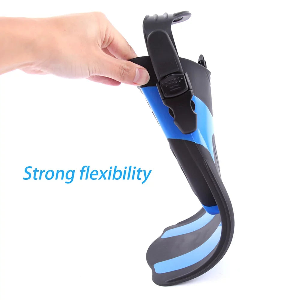 WHALE Adjustable Heel Swim Fins Perfect for Snorkeling and Water