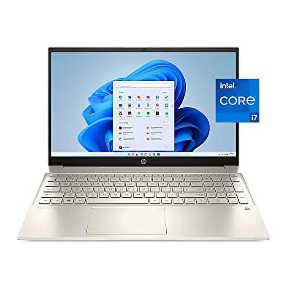2022 Pavilion 15.6" IPS FHD Touchscreen Laptop Intel 4-Core i7-1165G7 Iris Xe Graphics 32GB RAM DDR4 1TB NVMe SSD USB-C WiFi AX Bluetooth HDMI Webcam Backlit Keyboard Windows 11 Pro w/RE USB
