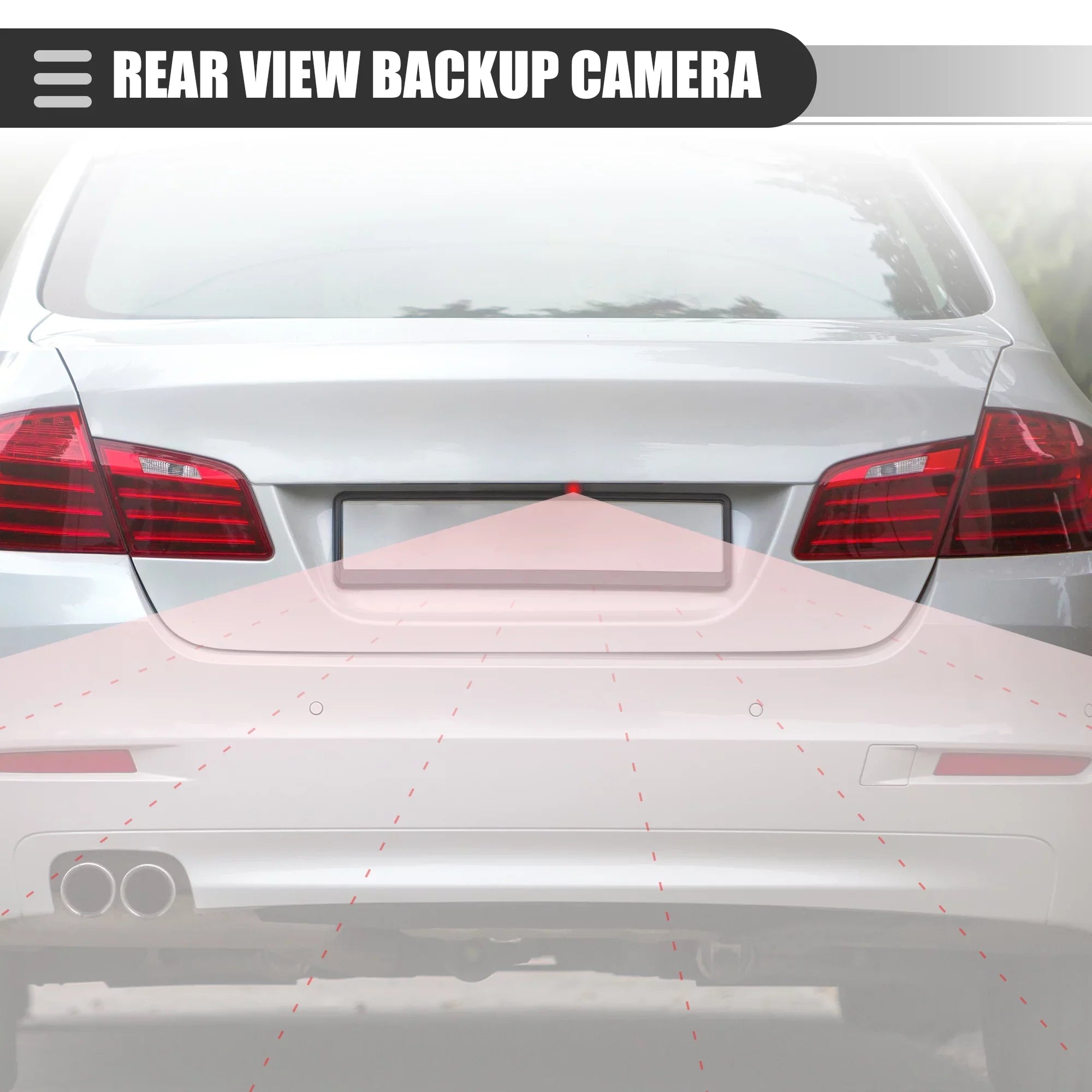 Unique Bargains Car Rear View Backup Camera for Hyundai Sonata 2011-2014 Metal 95760-3S100 Black