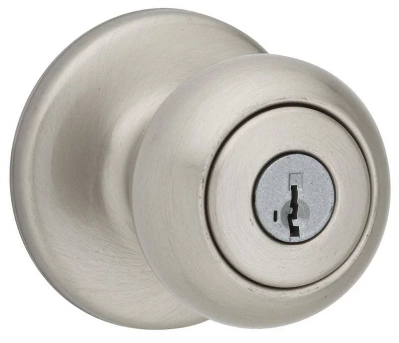 Kwikset Security Satin Nickel Finish Cove Entry Lockset Smart Key C, Each