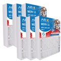 24x24x4 Air Filter MERV 13 Comparable to MPR 1500 - 2200 & FPR 9 Electrostatic Pleated Air Conditioner Filter 6 Pack HVAC AC Premium USA Made 24x24x4 Furnace Filters by AIRX FILTERS WICKED CLEAN AIR.