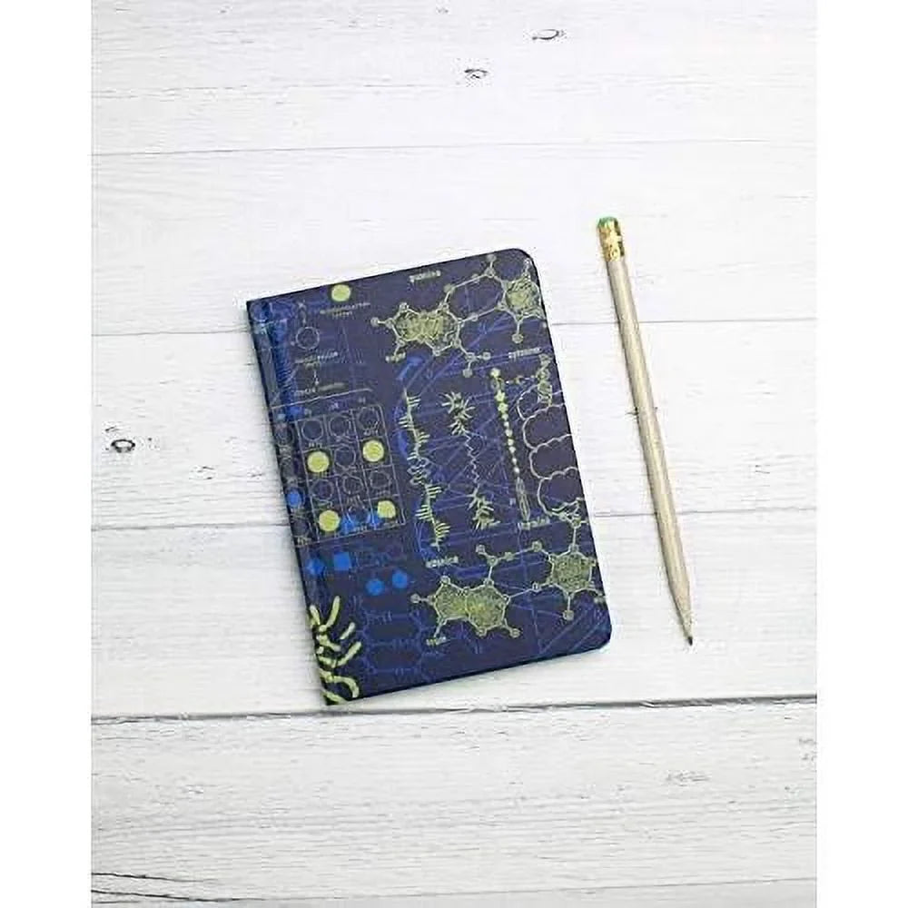 Genetics & DNA Notebook. (Mini Hardcover, Dot Grid Pages, 100% Recycled)