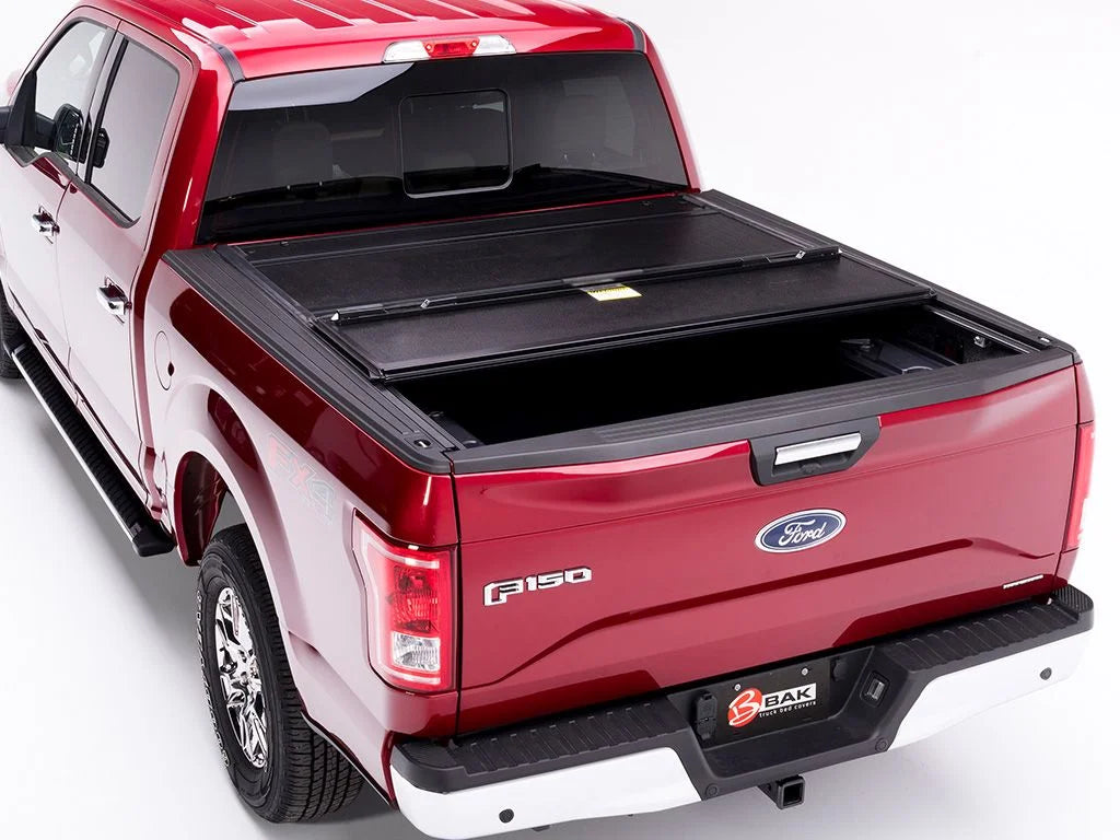 BAK by RealTruck BAKFlip F1 Hard Folding Truck Bed Tonneau Cover | 772327 | Compatible with 2015 - 2020 Ford F-150 6' 7" Bed (78.9")