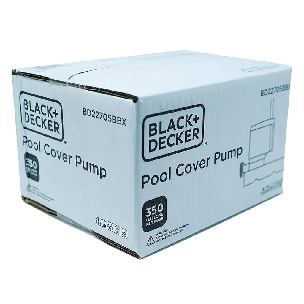 Black+Decker 350 GPH Submersible Pool Cover Pump