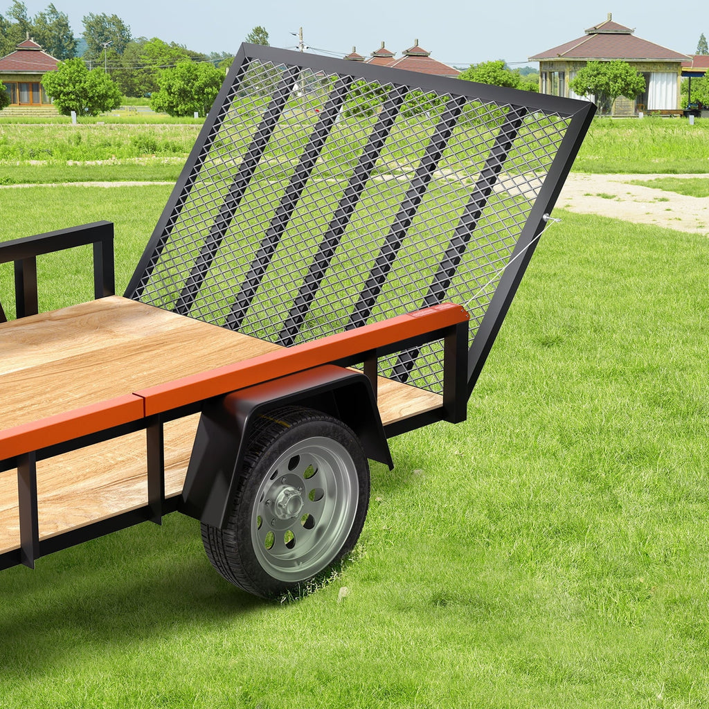 BENTISM Tailgate Utility Trailer Gate & Ramp Lift Assist System 180 lbs Capacity
