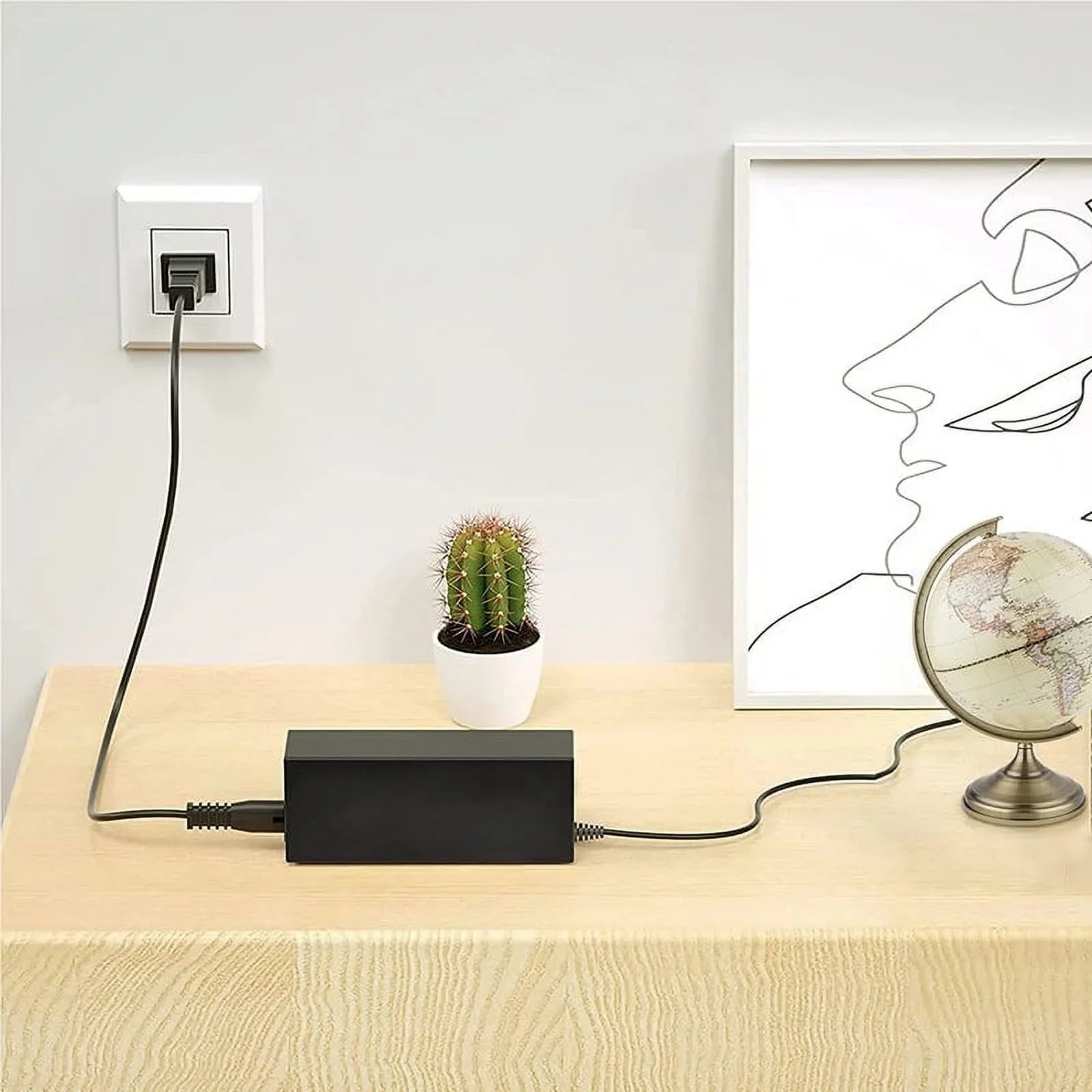 Nuxkst AC Adapter Power Supply for 90W 19.5V 4.62A Cord/Charge ProBook 440 G1 450 G1 470 G1