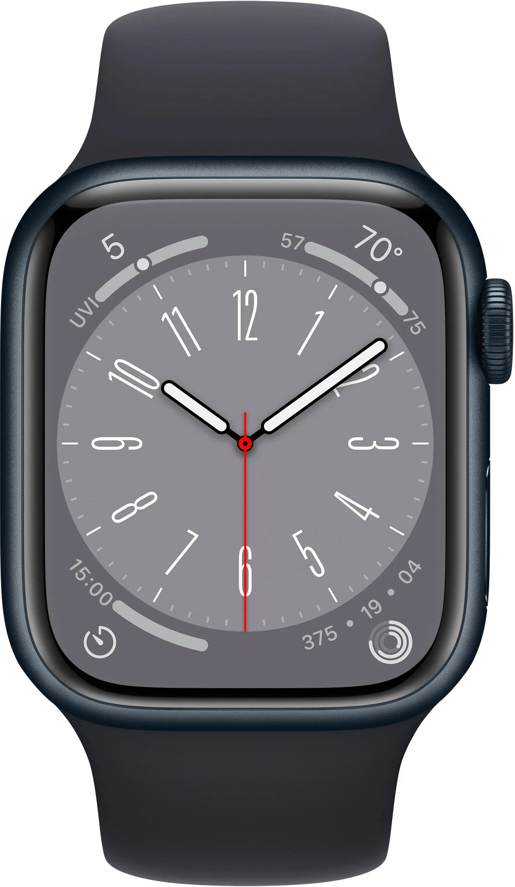 Restored Apple Watch Gen 8 Series 8 Cell 41mm Midnight Aluminum Midnight Sport Band MNU83LL/A (Refurbished)