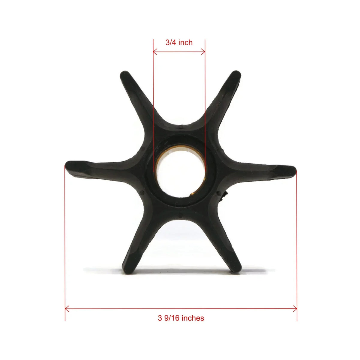 The ROP Shop | Water Pump Impeller Kit For 1987 Evinrude 60 E60TLCUC Outboard, 15" Transom