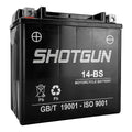Shotgun YTX14-BS Replacement Powersports Battery For Moto Guzzi 2016 2017 V9 Bobber