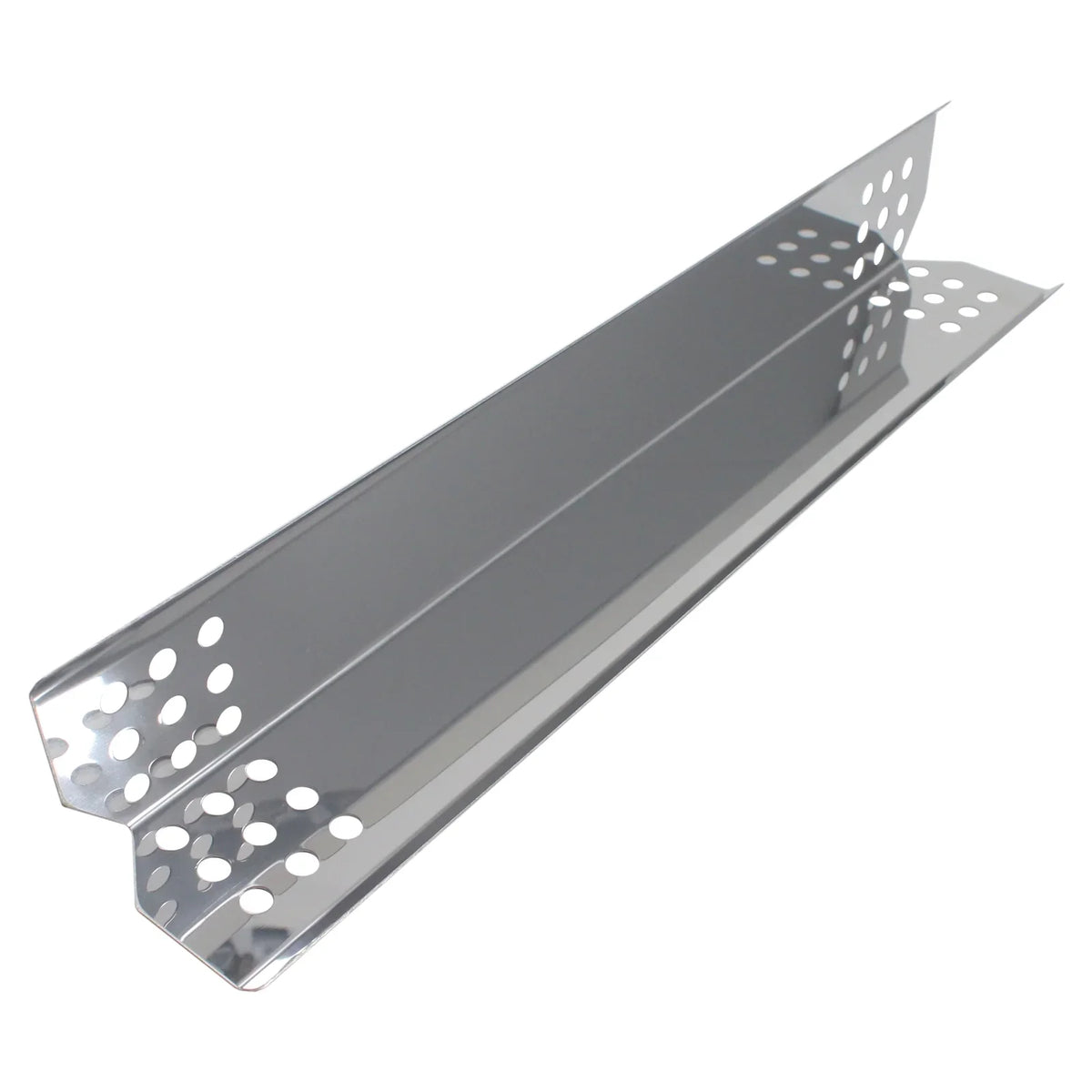 4-Pack BBQ Grill Heat Shield Plate Shelter & Tube Burner Replacement Parts for Outdoor Gourmet GR2057601-OG-00 - Compatible Barbeque Stainless Steel Flame Tamer, Flavorizer Bar 16 1/8" & Pipe Burners