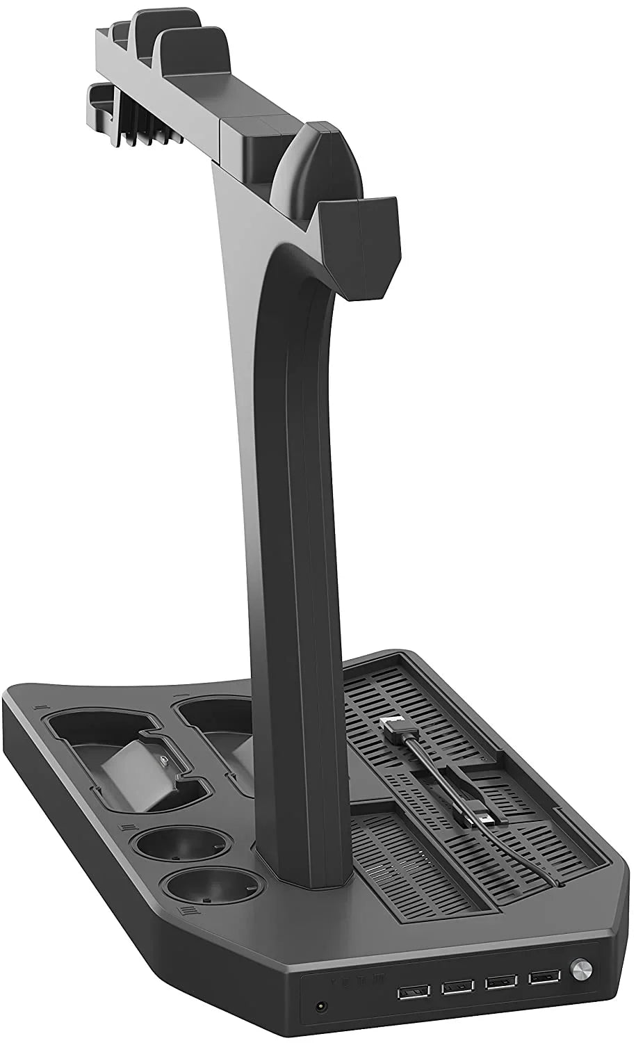 Skywin PSVR Charging Display Stand - Showcase, Cool, Charge, and Display your PS4 VR - Playstation 4 Vertical Stand, Fan, Con