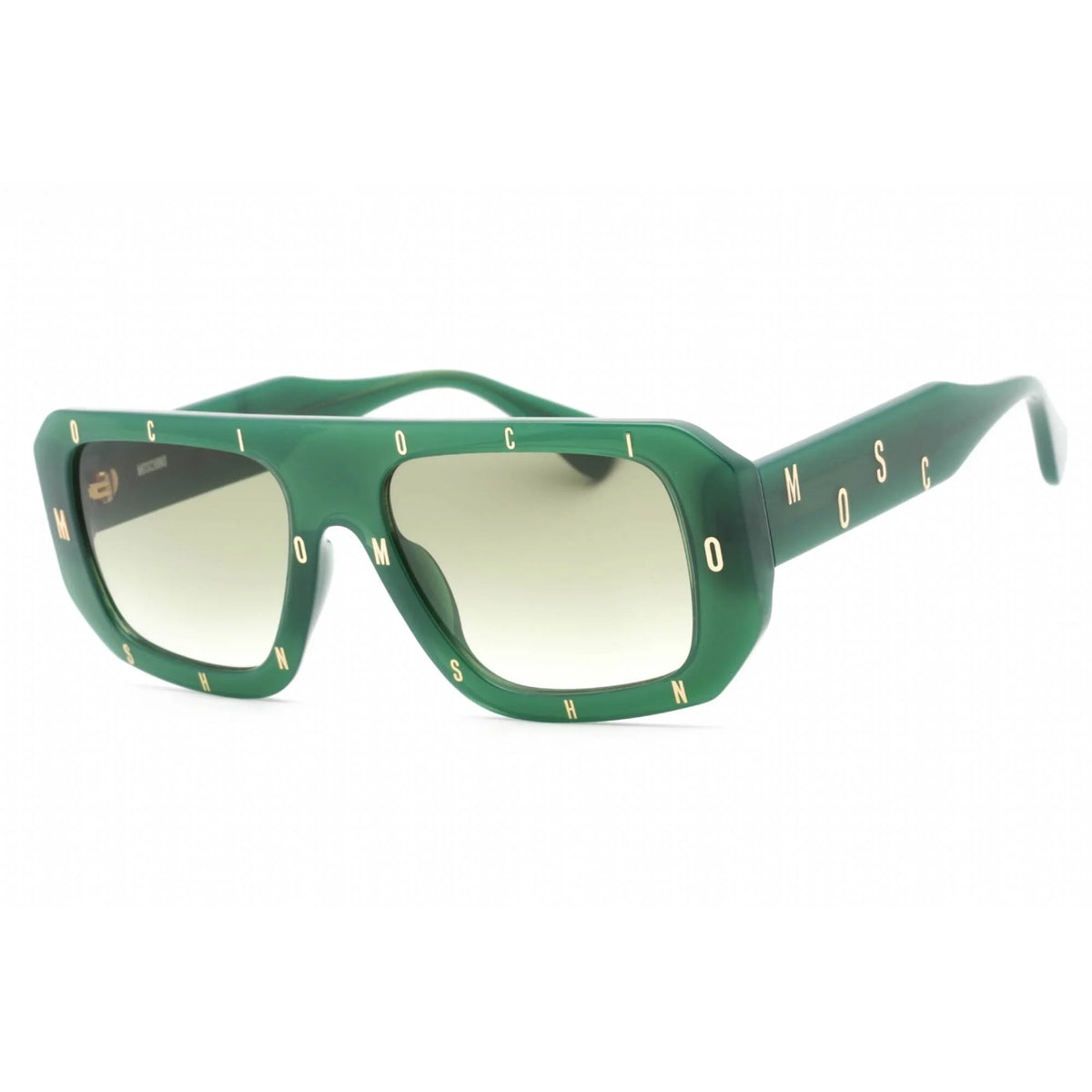 Moschino MOS129/S 01ED 9K Women's Green Full Rim Frame Sunglasses