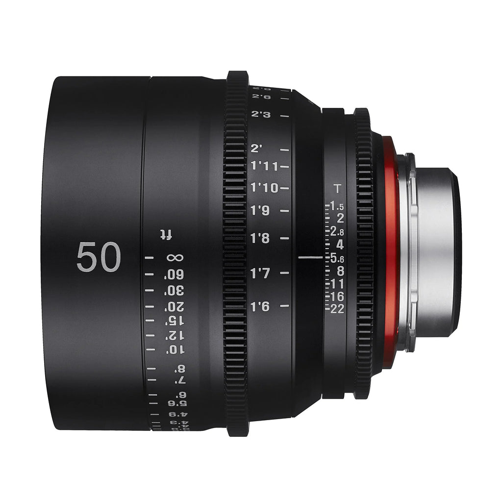 Rokinon Xeen XN50-C 50mm T1.5 Professional Cine Lens for Canon EF