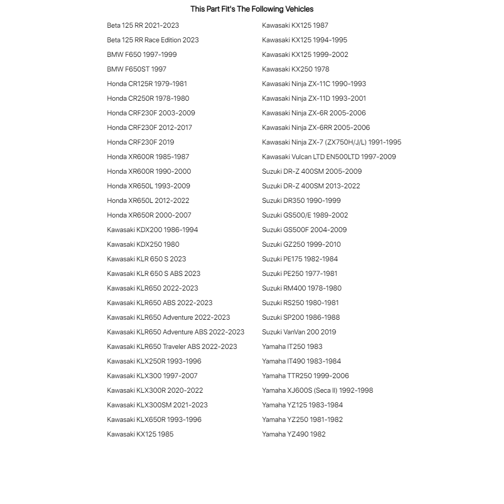 Primary Drive 520 ORH X-Ring Chain 520x110 For KAWASAKI KLR650 Adventure 2022