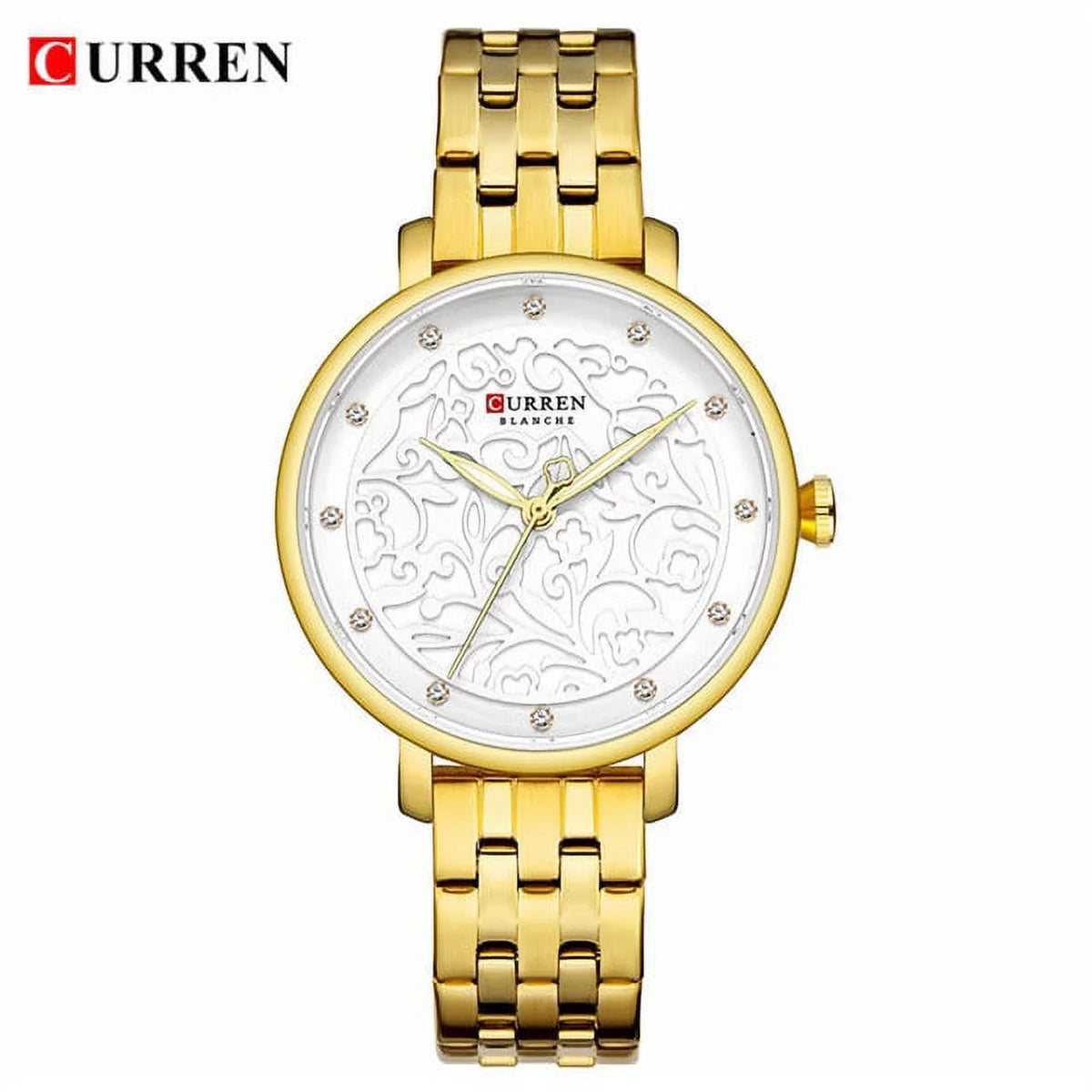 Top Brand Curren Watches Women Classy Dress Gold Wristwatch With Stainless Steel Female Clock 2019 Fashion Luxury Ladies Watch - Quartz Wristwatches