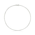 Ross-Simons Italian 1.5mm Sterling Silver Omega Necklace, Women's, Adult