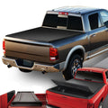 DNA Motoring TTC-TRISOFT-018 For 2009 to 2021 Ram Truck 1500 5.7' Bed Fleetside Tri -Fold Adjustable Soft Top Trunk Tonneau Cover