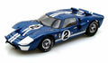 1966 Ford GT-40 MK II #2, Blue w/ White Stripes - Shelby SC401 - 1/18 Scale