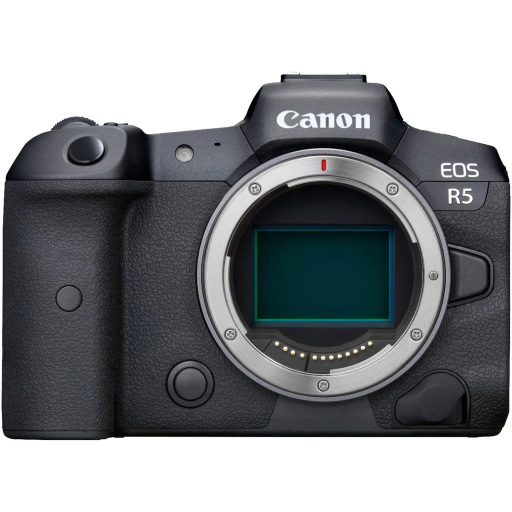 Canon EOS R5 Mirrorless Camera with RF24-105mm + 75-300mm Lens + Mount Adapter + SanDisk 128GB + ZeeTech Accessory