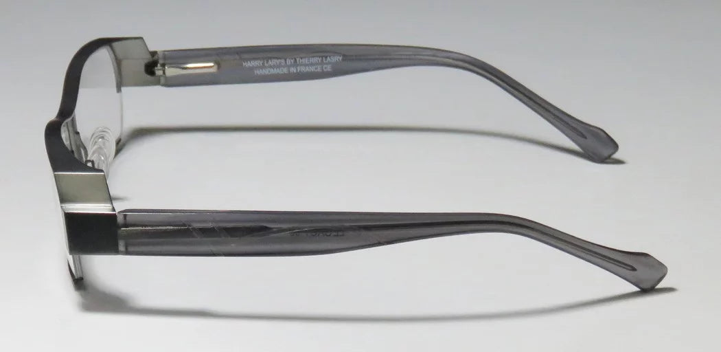NEW HARRY LARY'S LEGACY MENS DESIGNER FULL-RIM SAGE / TRANSPARENT GRAY ULTIMATE COMFORT SPECIAL FRAME DEMO LENSES 55-16-0 FLEXIBLE HINGES EYEGLASSES/SPECTACLES