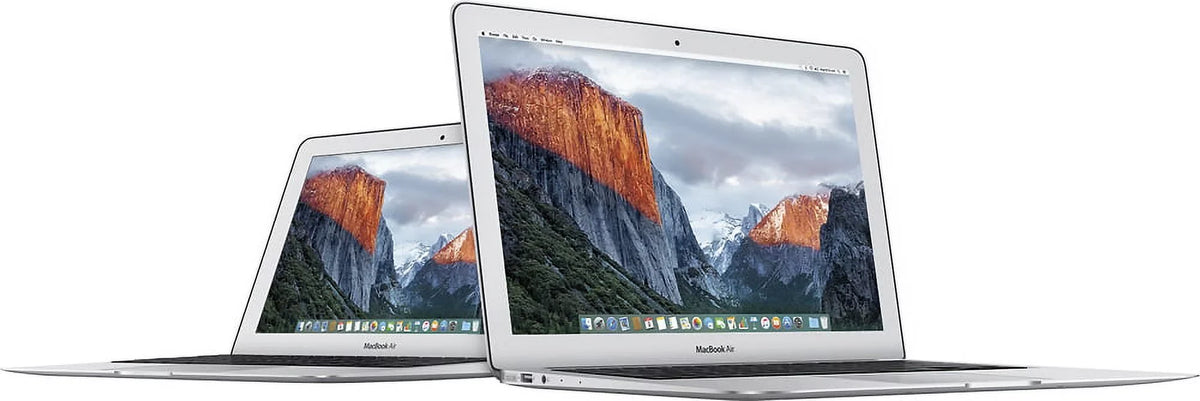 Apple Air 13-inch (i7 2.2GHz, 512GB SSD) (Early 2015, MMGF2LL/A) - Silver Bundle with Black Zipper Sleeve + Laptop Starter Kit + Cleaning Kit (Refurbished)